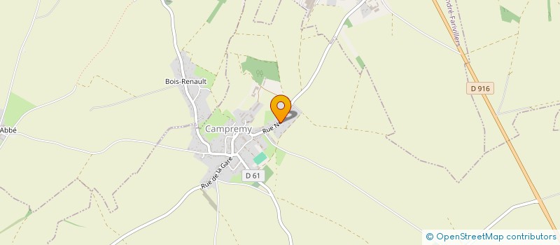 localisation de l'entreprise MONSIEUR JULIEN LOTH  CAMPREMY