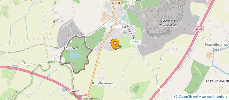 localisation de l'entreprise MONSIEUR JULIEN LOTTON à CHAILLOUE
