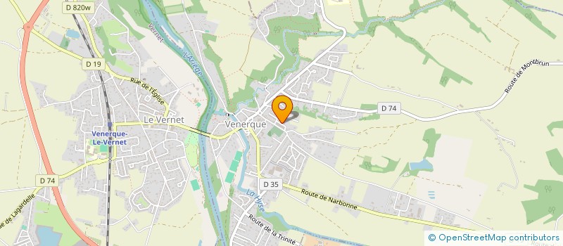 localisation de l'entreprise MONSIEUR JULIEN LOURS à VENERQUE