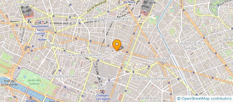 localisation de l'entreprise MONSIEUR JULIEN LOUTRE  PARIS