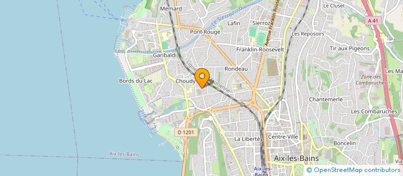 localisation de l'entreprise MONSIEUR JULIEN LOVISA  AIX-LES-BAINS