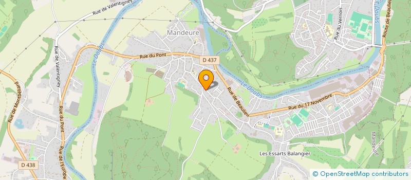 localisation de l'entreprise MONSIEUR JULIEN LUBRANO-LAVADERA  MANDEURE