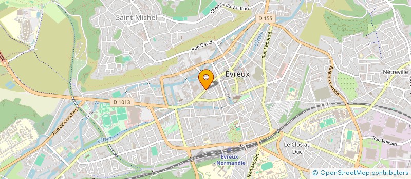 localisation de l'entreprise MONSIEUR JULIEN LUCE  EVREUX