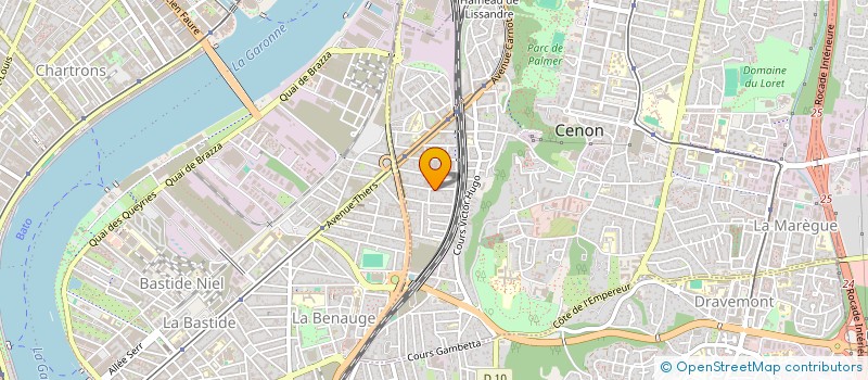 localisation de l'entreprise MONSIEUR JULIEN LUCIANI  CENON