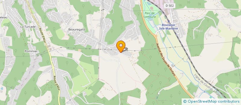 localisation de l'entreprise MONSIEUR JULIEN LUGARINI  CHAMPCEVINEL