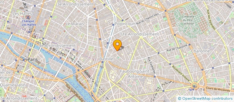 localisation de l'entreprise MONSIEUR JULIEN LUSTEAU  PARIS