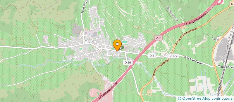 localisation de l'entreprise MONSIEUR JULIEN LUZERNE  TAVEL