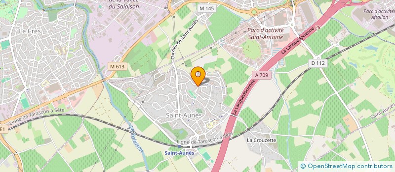 localisation de l'entreprise MONSIEUR JULIEN LYNEEL à SAINT-AUNES