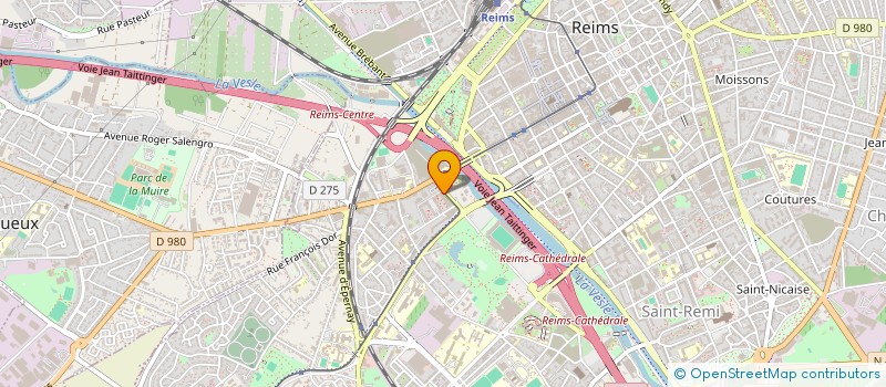 localisation de l'entreprise MONSIEUR JULIEN MACADRE  REIMS