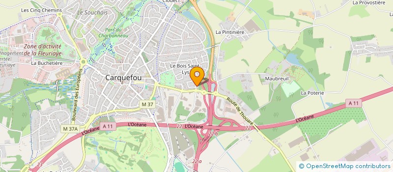localisation de l'entreprise MONSIEUR JULIEN MACALUSO à CARQUEFOU