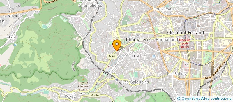 localisation de l'entreprise MONSIEUR JULIEN MACCHABEE à CHAMALIERES