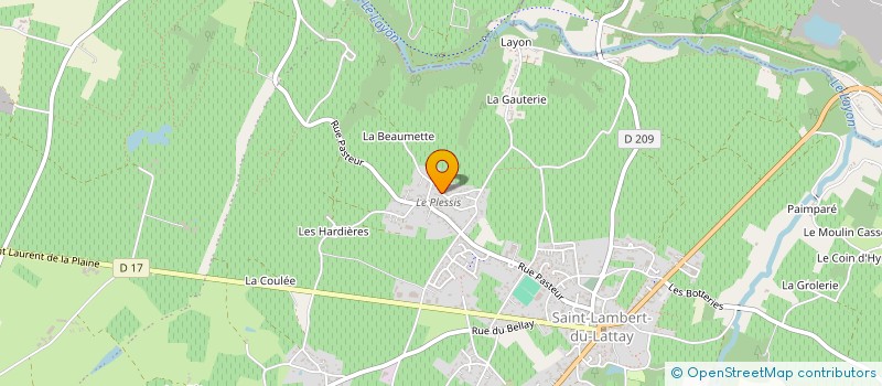 localisation de l'entreprise MONSIEUR JULIEN MACE  VAL-DU-LAYON