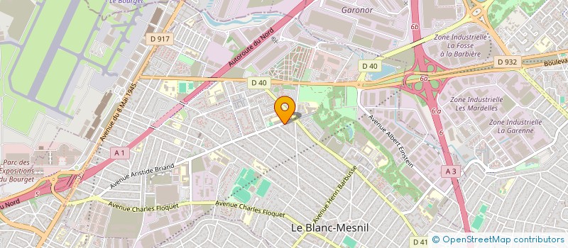 localisation de l'entreprise MONSIEUR JULIEN MACHADO à LE BLANC-MESNIL