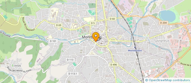 localisation de l'entreprise MONSIEUR JULIEN MADANI à MONTBRISON