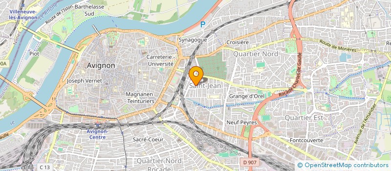localisation de l'entreprise MONSIEUR JULIEN MADEROU  AVIGNON