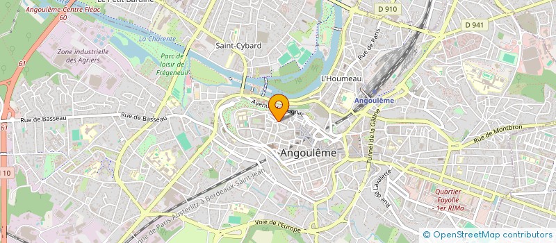 localisation de l'entreprise MONSIEUR JULIEN MAFFRE à ANGOULEME