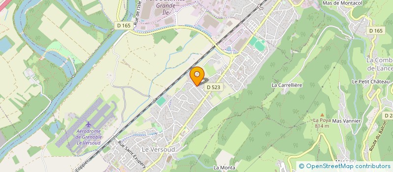 localisation de l'entreprise MONSIEUR JULIEN MAGNANI  LE VERSOUD