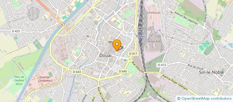 localisation de l'entreprise MONSIEUR JULIEN MAGNUSZEWSKI  DOUAI