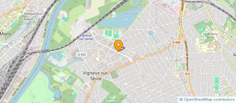 localisation de l'entreprise MONSIEUR JULIEN MAGUIN à VIGNEUX-SUR-SEINE