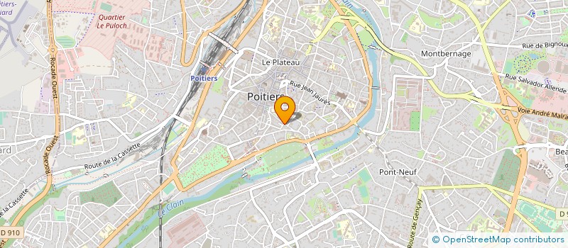 localisation de l'entreprise MONSIEUR JULIEN MAHE à POITIERS