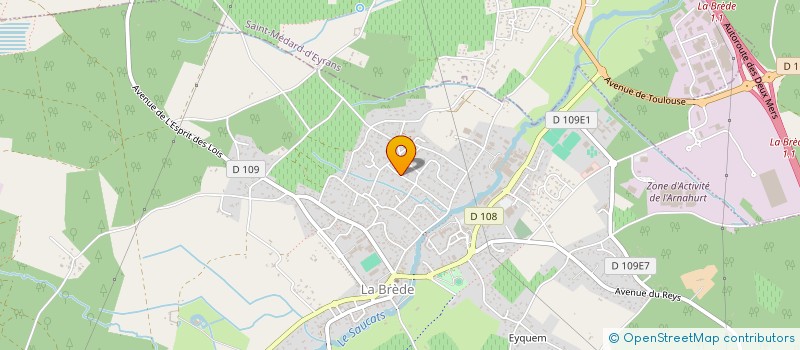 localisation de l'entreprise MONSIEUR JULIEN MAHIEZ-DUDEZERT à LA BREDE