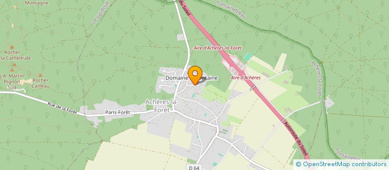 localisation de l'entreprise MONSIEUR JULIEN MAILLARD  ACHERES-LA-FORET