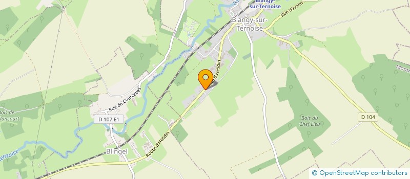 localisation de l'entreprise MONSIEUR JULIEN MAILLET  BLANGY-SUR-TERNOISE