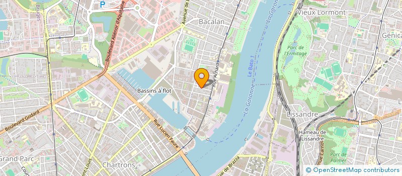 localisation de l'entreprise MONSIEUR JULIEN MAILLOT  BORDEAUX