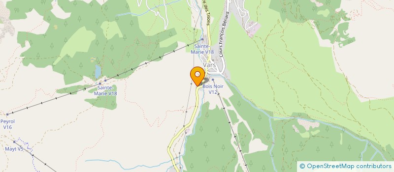 localisation de l'entreprise MONSIEUR JULIEN MAINGAULT  VARS