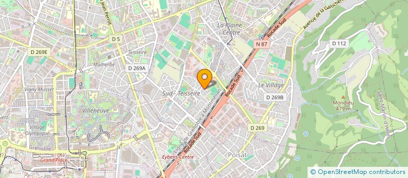 localisation de l'entreprise MONSIEUR JULIEN MAIRE  SAINT-MARTIN-D'HERES