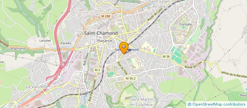 localisation de l'entreprise MONSIEUR JULIEN MAISONNETTE à SAINT-CHAMOND