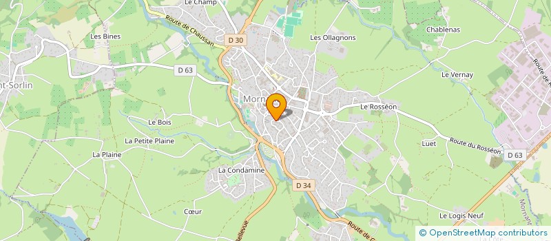 localisation de l'entreprise MONSIEUR JULIEN MAITREAU  MORNANT