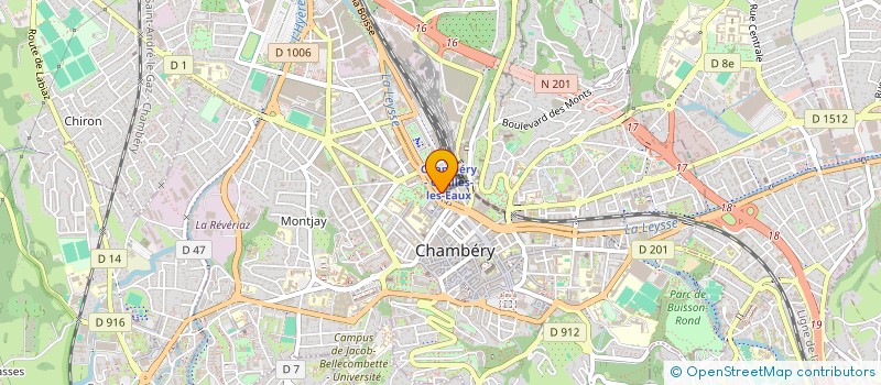 localisation de l'entreprise MONSIEUR JULIEN MALACARNE  CHAMBERY