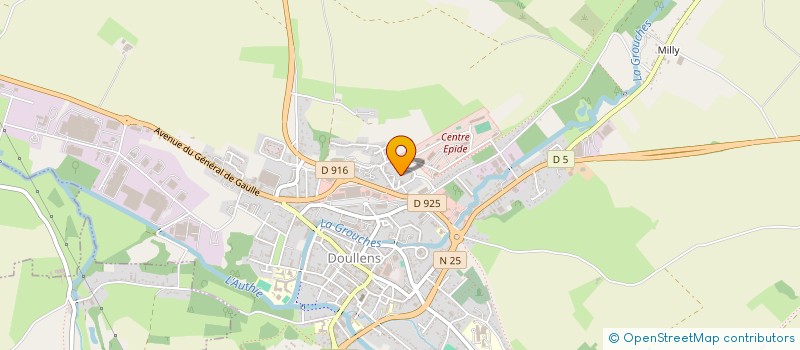 localisation de l'entreprise MONSIEUR JULIEN MALEK  DOULLENS