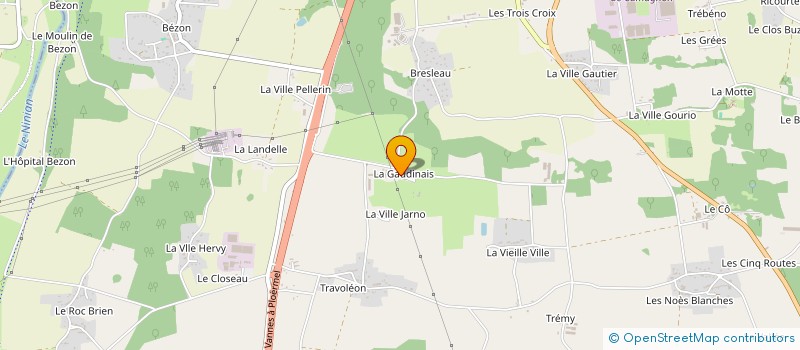 localisation de l'entreprise MONSIEUR JULIEN MALEUVRE  PLOERMEL