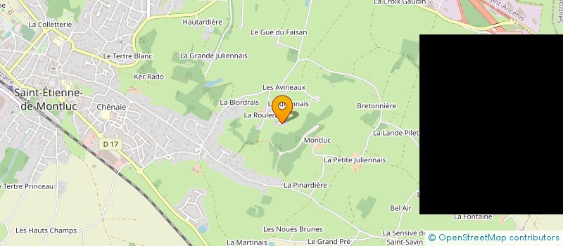 localisation de l'entreprise MONSIEUR JULIEN MALLEJAC  SAINT-ETIENNE-DE-MONTLUC