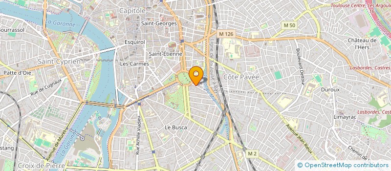 localisation de l'entreprise MONSIEUR JULIEN MALLET  TOULOUSE