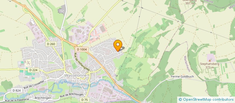 localisation de l'entreprise MONSIEUR JULIEN MALLET-COSSON  WASSELONNE