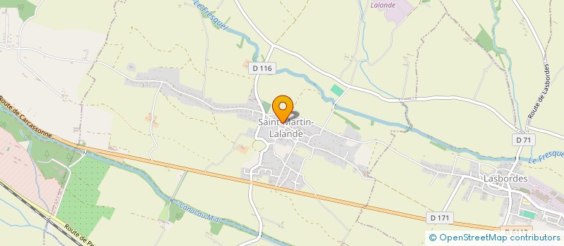 localisation de l'entreprise MONSIEUR JULIEN MANCHERON  SAINT-MARTIN-LALANDE