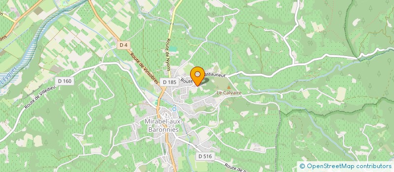 localisation de l'entreprise MONSIEUR JULIEN MANDAROUX  MIRABEL-AUX-BARONNIES