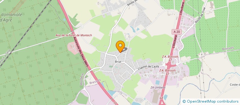 localisation de l'entreprise MONSIEUR JULIEN MANDIN à BRESSOLS