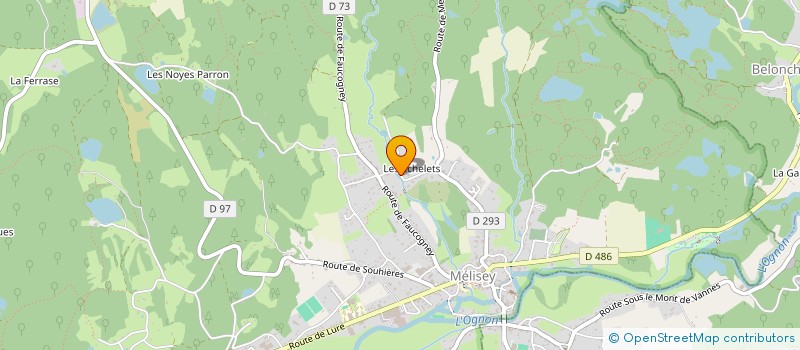 localisation de l'entreprise MONSIEUR JULIEN MANGEOT  MELISEY