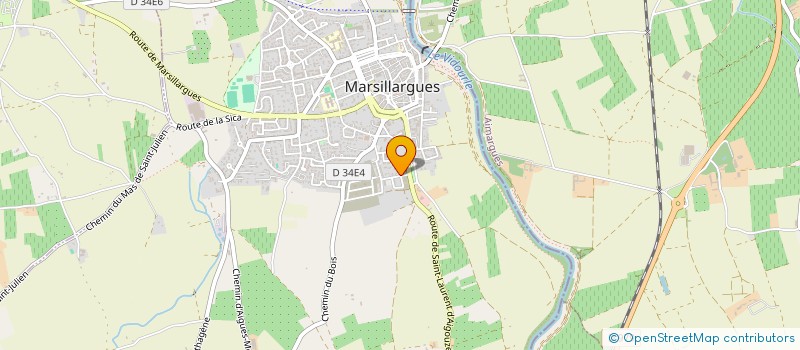 localisation de l'entreprise MONSIEUR JULIEN MANIEZ  MARSILLARGUES