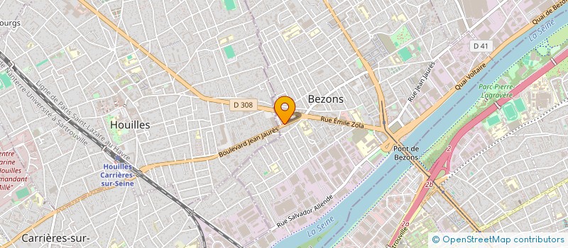 localisation de l'entreprise MONSIEUR JULIEN MANIFESTE à BEZONS