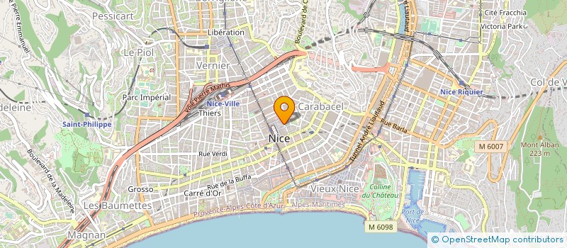 localisation de l'entreprise MONSIEUR JULIEN MANOTTE à NICE