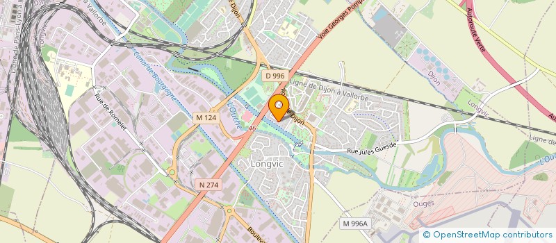 localisation de l'entreprise MONSIEUR JULIEN MANOUVRIER  LONGVIC