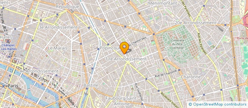 localisation de l'entreprise MONSIEUR JULIEN MARCEL  PARIS