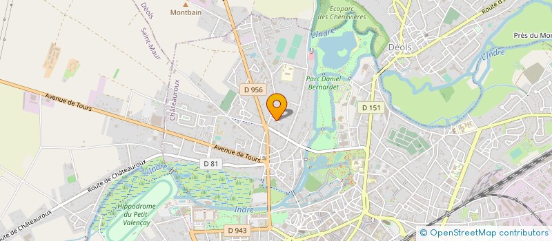 localisation de l'entreprise MONSIEUR JULIEN MARCELIN à CHATEAUROUX