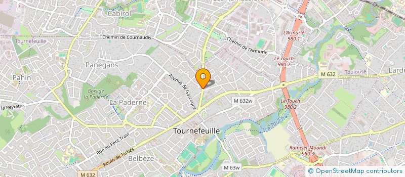 localisation de l'entreprise MONSIEUR JULIEN MARCHADIER  TOURNEFEUILLE