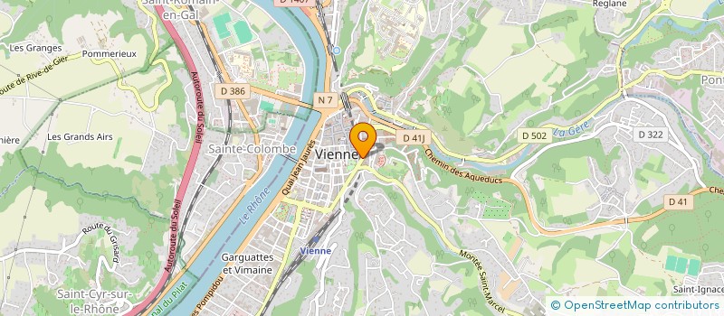 localisation de l'entreprise MONSIEUR JULIEN MARCHAND à VIENNE
